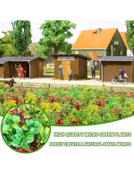 100 Mini Árboles Modelo QUOZUO para Manualidades DIY 1.5-6.1 cm