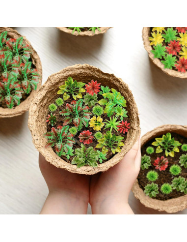 100 Mini Árboles Modelo QUOZUO para Manualidades DIY 1.5-6.1 cm