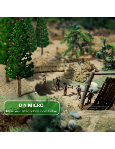 16 Árboles de Pino BLLREMIPSUR para Dioramas y Manualidades