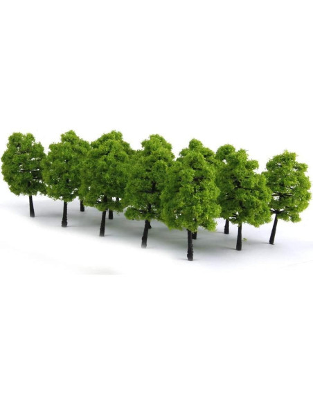Paquete de 70 árboles modelo Taotenish para diorama