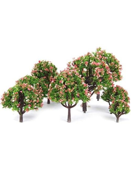 Paquete de 70 árboles modelo Taotenish para diorama
