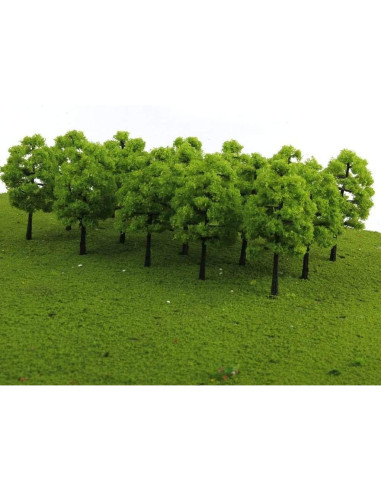 Paquete de 70 árboles modelo Taotenish para diorama
