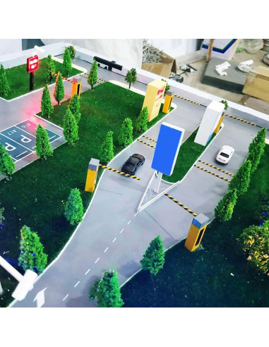 18 Mini Árboles Falsos WETEPUXI para Escenografía Verde