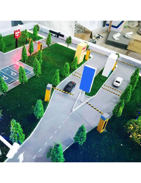 18 Mini Árboles Falsos WETEPUXI para Escenografía Verde