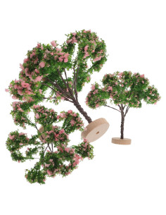 Mini Árboles Simulados Toyvian 3 Piezas 19x17x10 cm