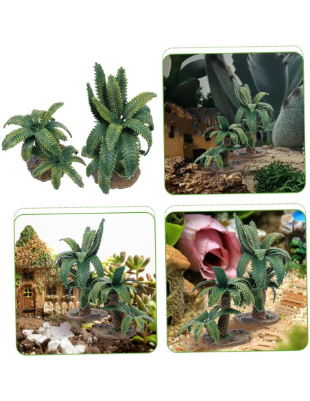 Árbol en Miniatura Yardenfun 8cm Verde Decoración Paisajismo