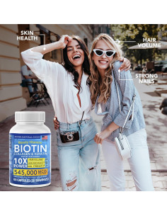 Suplemento de Biotina, Colágeno y Queratina - 60 Cápsulas 2