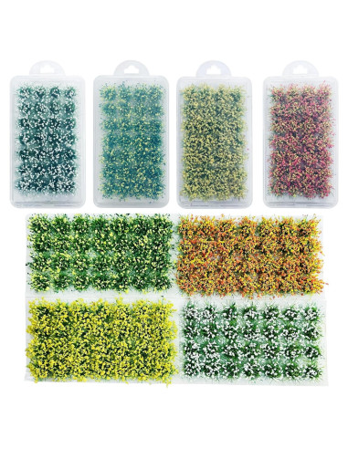 Tufts de Flores Estáticas Woohome 112 PCS para Paisajismo