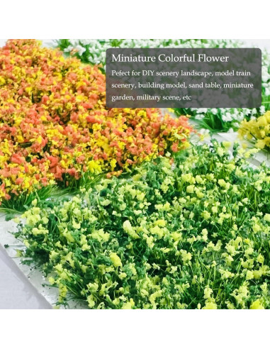 Tufts de Flores Estáticas Woohome 112 PCS para Paisajismo