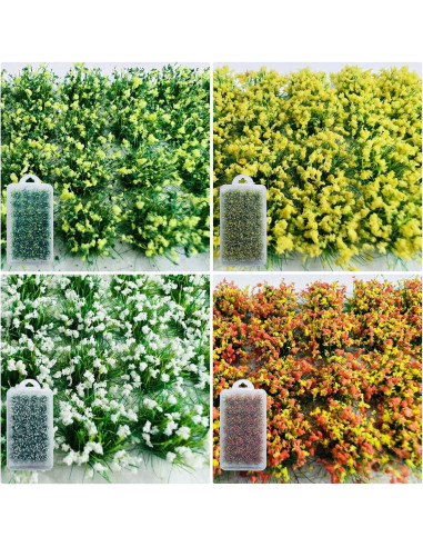Tufts de Flores Estáticas Woohome 112 PCS para Paisajismo