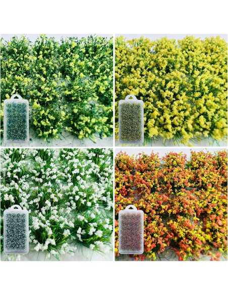 Tufts de Flores Estáticas Woohome 112 PCS para Paisajismo