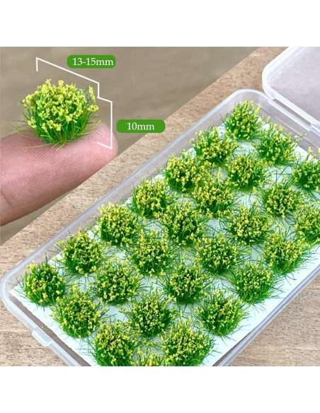 Tufts de Flores Estáticas Woohome 112 PCS para Paisajismo