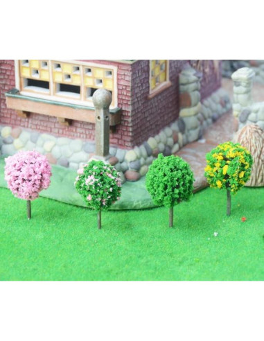 100 Árboles Coloridos 3,48 cm BAENRCY Escenografía Tren