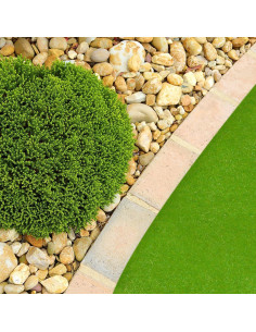 Alfombra de Césped Artificial Housoutil 99.8x34.9 cm Verde 2