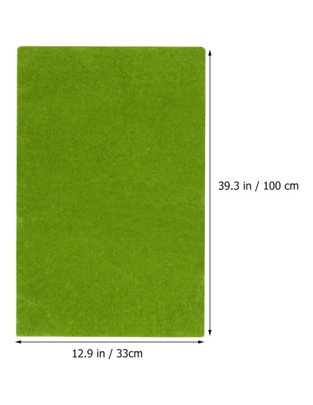 Alfombra de Césped Artificial Housoutil 99.8x34.9 cm Verde