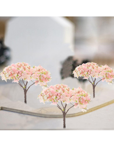 10 Piezas Árboles Artificiales Cerezos en Flor Angoily