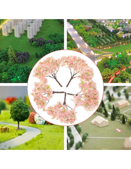 10 Piezas Árboles Artificiales Cerezos en Flor Angoily