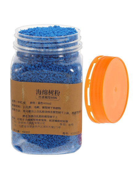 Césped Falso HOMSFOU 113g Polvo Estático Azul para Modelos