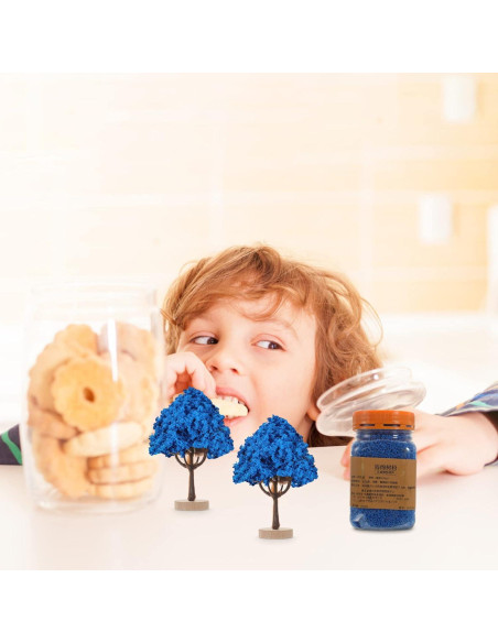 Césped Falso HOMSFOU 113g Polvo Estático Azul para Modelos