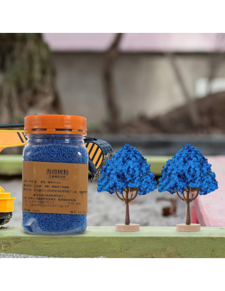 Césped Falso HOMSFOU 113g Polvo Estático Azul para Modelos