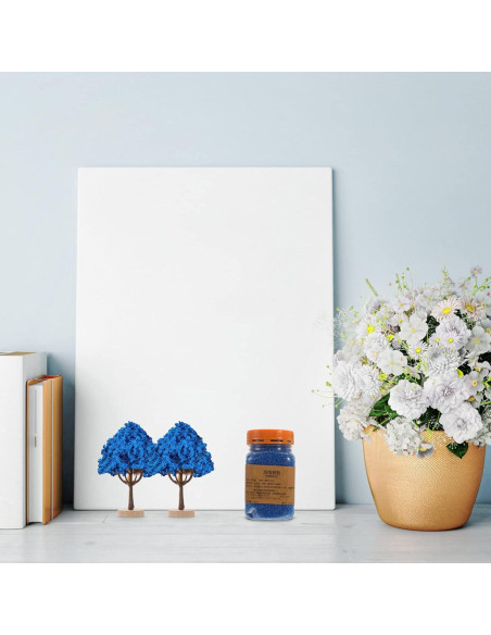 Césped Falso HOMSFOU 113g Polvo Estático Azul para Modelos