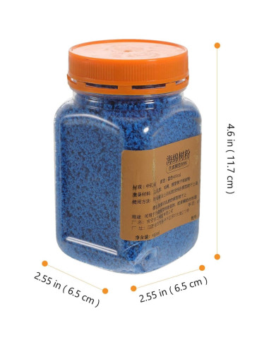 Césped Falso HOMSFOU 113g Polvo Estático Azul para Modelos