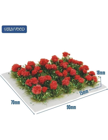 Racimo de Flores Realistas Trophy 40 Pcs Rosa Tulipán