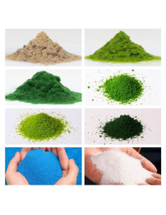 Kit de Material para Dioramas LONCESS 300g - Hierba y Arena