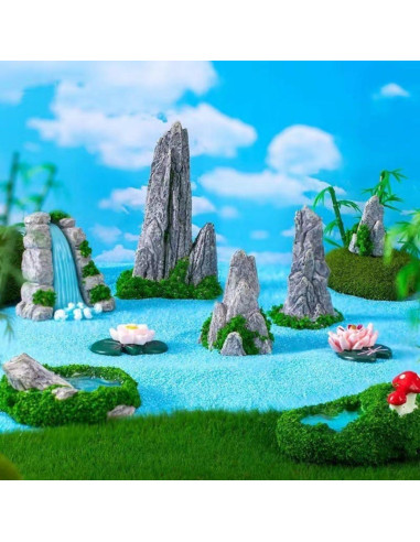 Kit de Material para Dioramas LONCESS 300g - Hierba y Arena