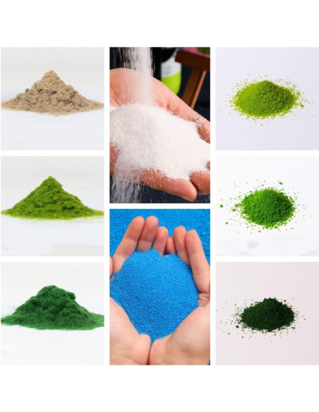 Kit de Material para Dioramas LONCESS 300g - Hierba y Arena