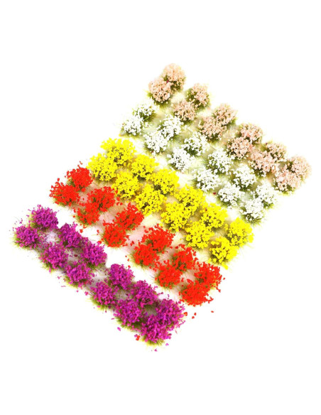 60 Piezas Flores Miniatura FOIMAS para Paisajismo DIY