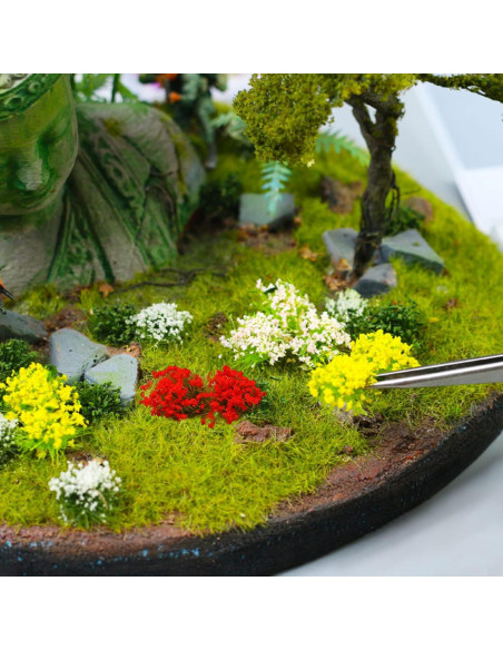 60 Piezas Flores Miniatura FOIMAS para Paisajismo DIY
