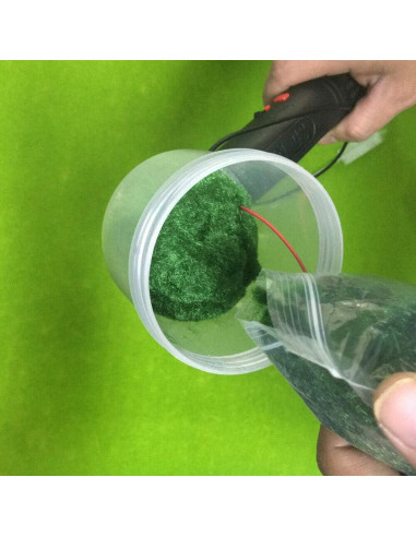 Aplicador de Césped Estático Portátil Mini Faithe Cecillia