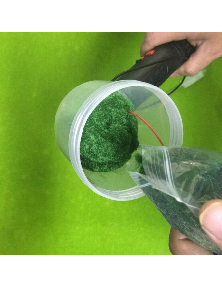 Aplicador de Césped Estático Portátil Mini Faithe Cecillia