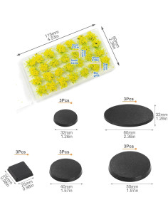 Arbustos Miniatura Evemodel para Escenografía Ferroviaria 2