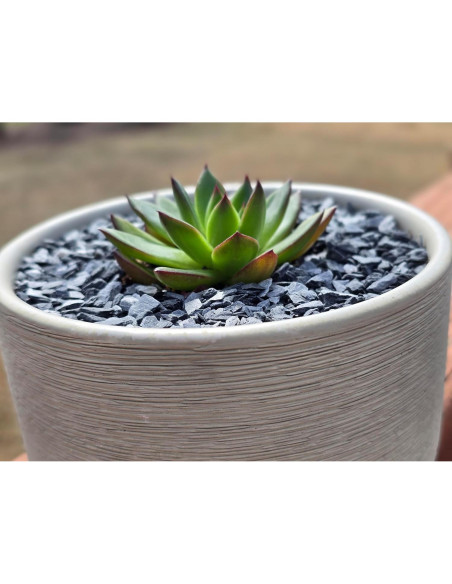 Grava de piedra pizarra natural 1/8 a 1/4" 0.45 kg Small World Grava de piedra pizarra natural 1/8 a 1/4" 0.45 kg Small World