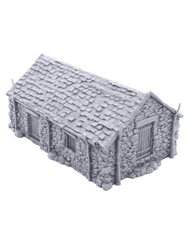 EnderToys Granero de Piedra Escenografía 3D para RPG 28mm