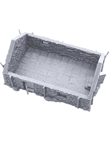 EnderToys Granero de Piedra Escenografía 3D para RPG 28mm