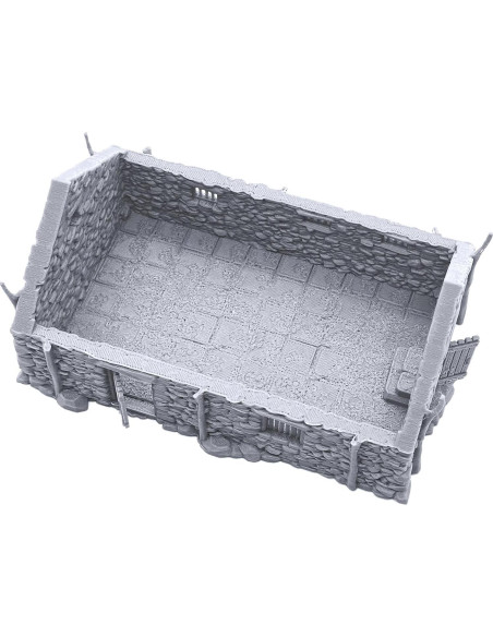 EnderToys Granero de Piedra Escenografía 3D para RPG 28mm