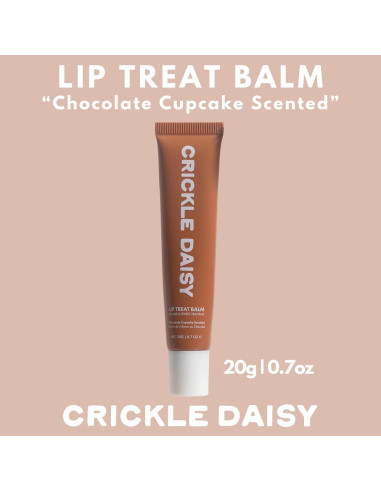 Bálsamo Labial Hidratante Crickle Daisy Pastel de Chocolate 19.84g