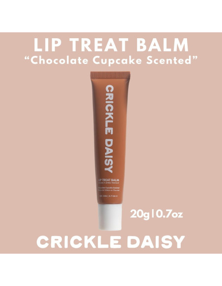 Bálsamo Labial Hidratante Crickle Daisy Pastel de Chocolate 19.84g