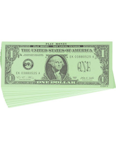 Billetes de Juego de $1 Learning Advantage - 100 Unidades 2