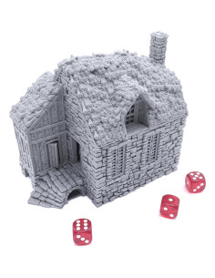 Cabaña Barlyway - Terreno 3D para RPG y Wargaming 28mm 2