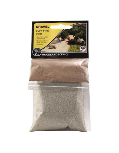 Grava Fina Buff Woodland Scenics C1288 0.16 kg