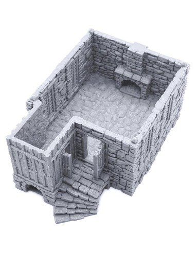 Cabaña Barlyway - Terreno 3D para RPG y Wargaming 28mm