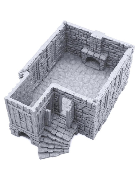 Cabaña Barlyway - Terreno 3D para RPG y Wargaming 28mm