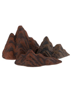 Adorno Cerámico Montaña Miniatura YARNOW 3 Piezas