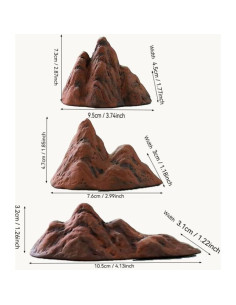 Kit de Diorama de Montaña Cerámica TUESMEILL - 3 Piezas 2