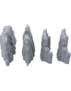 Conjunto de Pared de Roca Volcánica EnderToys 4 Piezas 3D 2