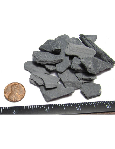 Piedra de Pizarra Natural 0,45 kg Gris para Jardines Miniatura